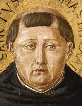 Retrato de Santo Tomás de Aquino